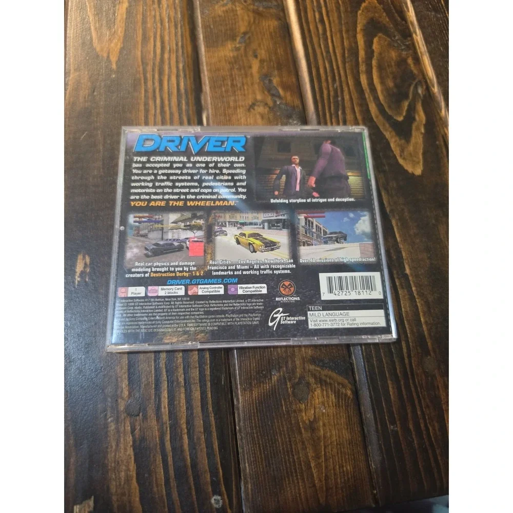 Driver: You Are The Wheelman (Sony PlayStation 1, 1999) *CIB* Greatest Hits